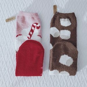 NWT Cozy Fuzzy Extra Soft Crew Holiday Socks Bundle